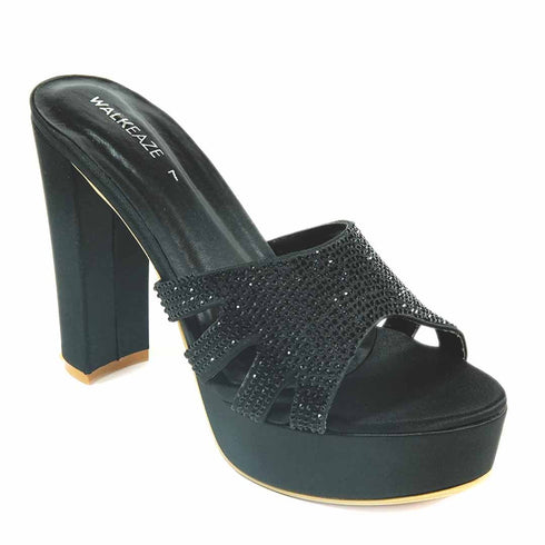 Women Formal Block Heel - 62825S - Block Heel - Walkeaze